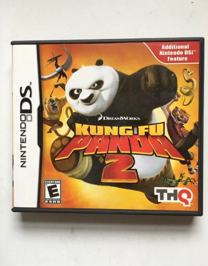 Kung Fu Panda 2 Nintendo DS DSi 2DS 3DS Game complete with case and manual