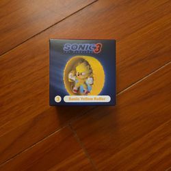 Sonic Yellow Roller Sonic 3 McDonald's Happy Meal Toy
