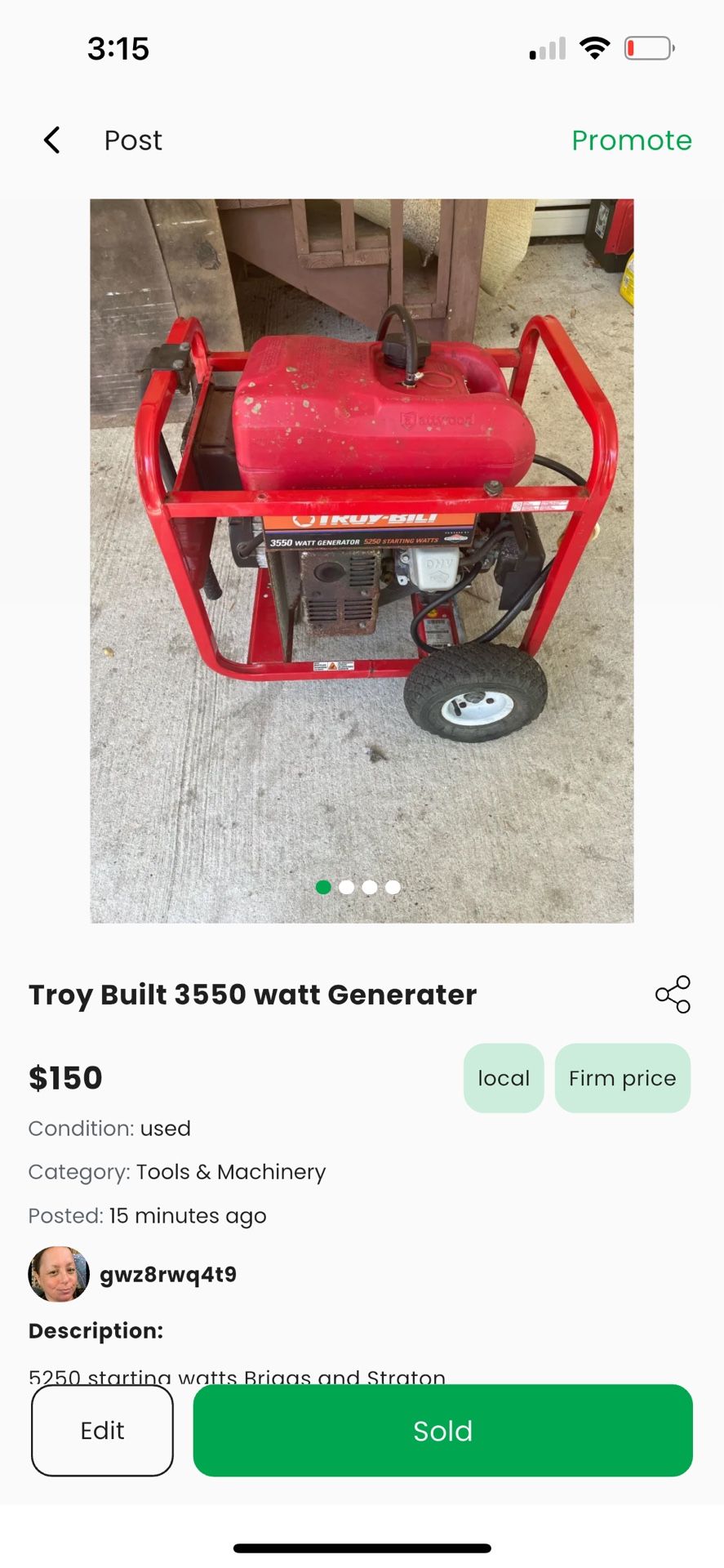 Troy Build Generator 3550