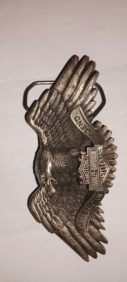 Antique Harley Davidson Belt Buckle