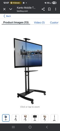 kanto mobile tv mount 37"-65"