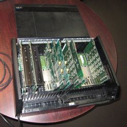 NEC DSX-160 Telephone System Cabinet w/ Power Supply, CPU, Station Cards