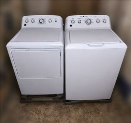 2021 GE Washer & Dryer Set: Matching Pair, Working, Receipt Included