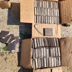 New Mercury Gloss Stoneware Ceramic Tiles 4x4" 135 Pieces NEW