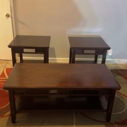 Signature Design by Ashley Logan 3 Piece Occasional Table Set. 