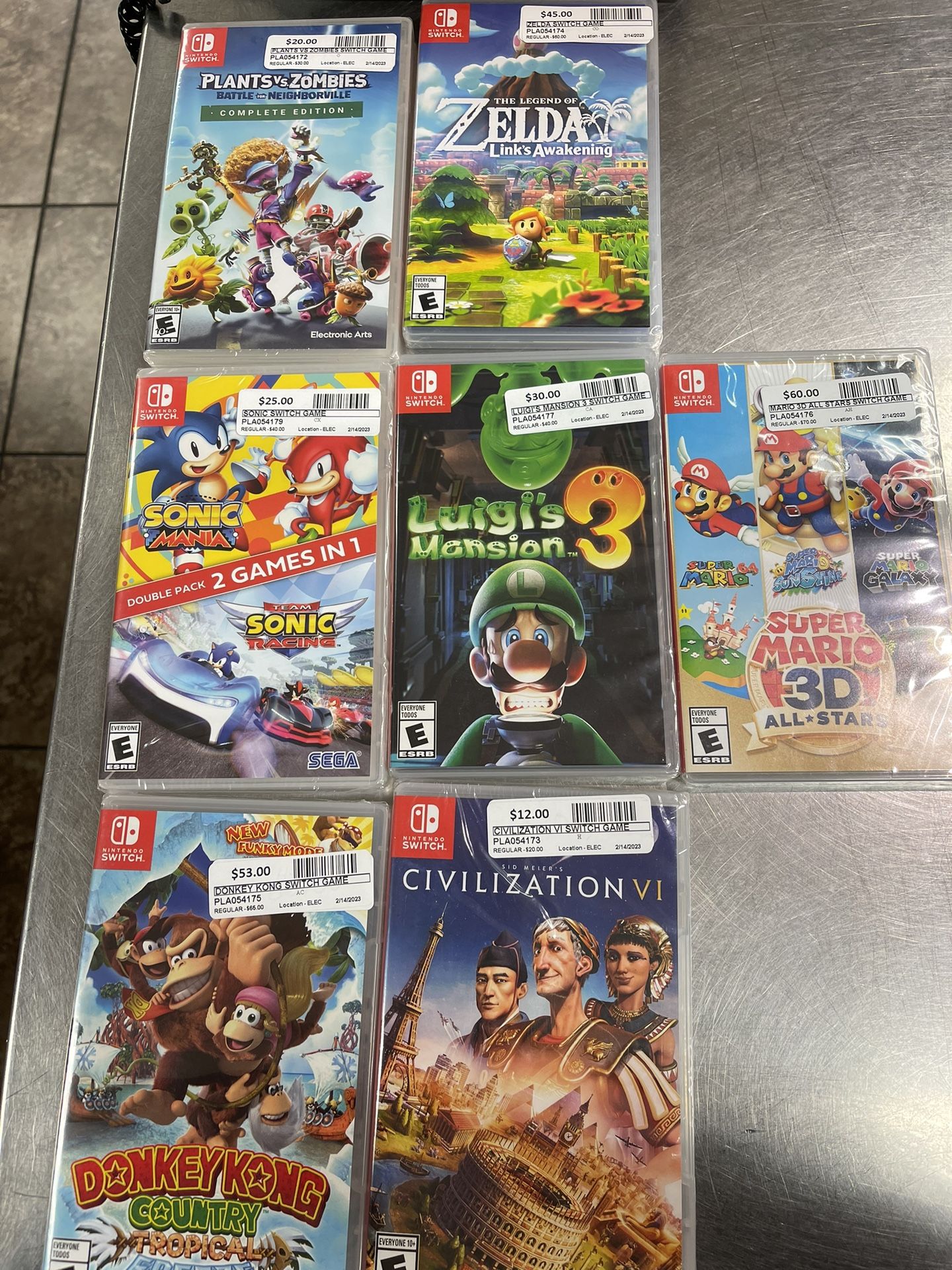 Nintendo Switch Games, Read Description.