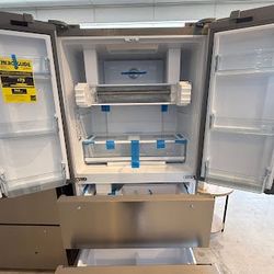 FORNO® Moena 36" 19.2 Cu. Ft. Stainless Counter Depth French Door Refrigerator