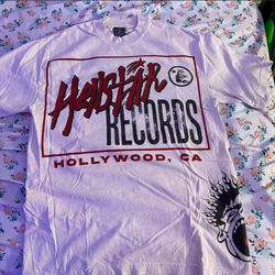 Hellstar Path To Paradise Graphic Print Short Sleeve T-Shirt White/Cream Size M