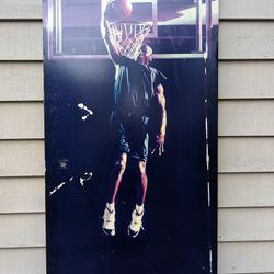 Huge Vintage 1996 Nike World Campus Michael Jordan Foam Back Poster
