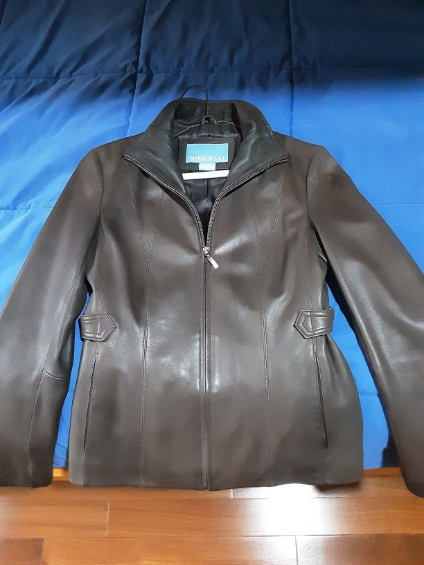 Nine West Women's Leather Jacket