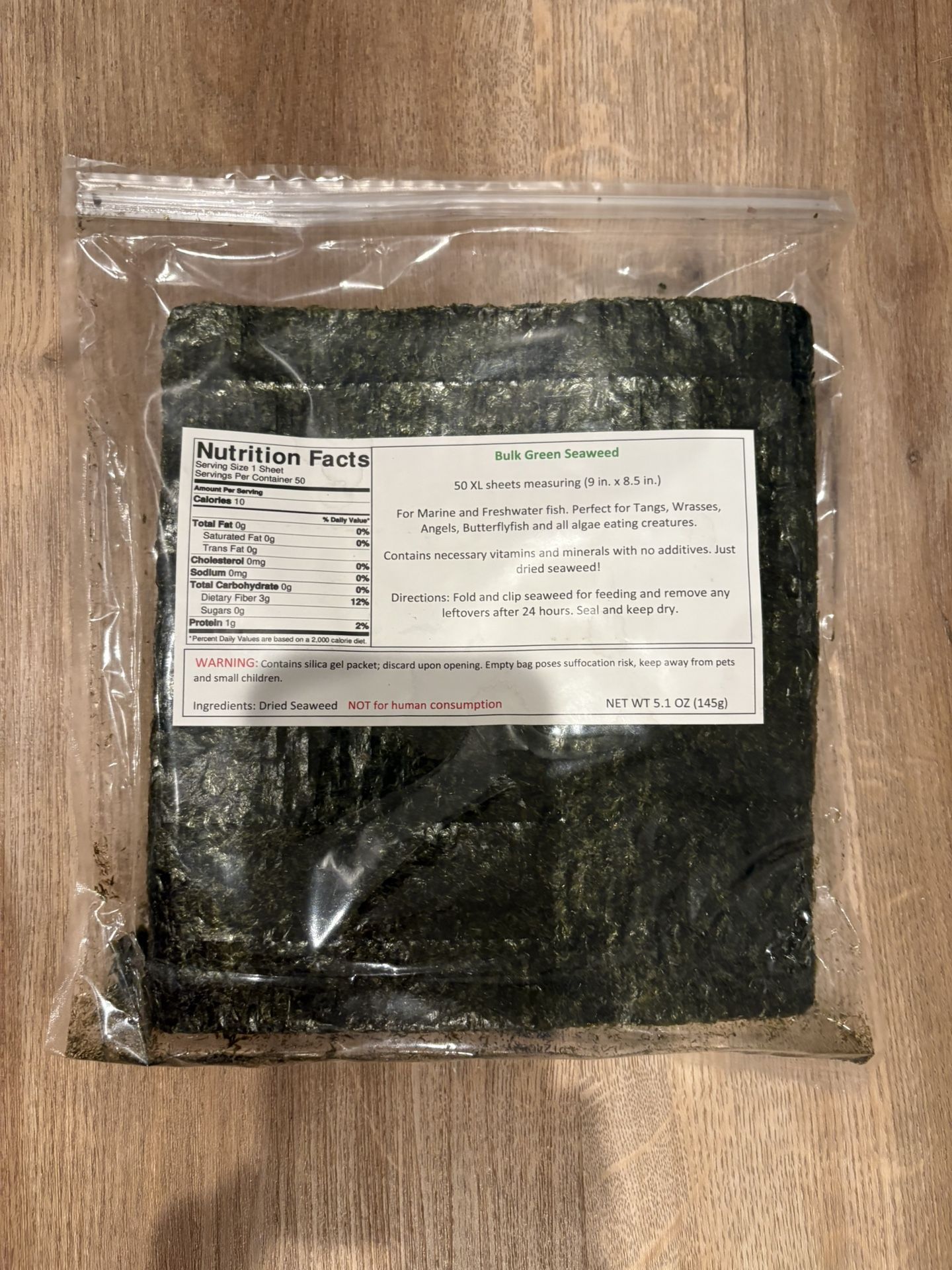 Fish Food  Seaweed 
