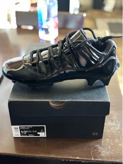 Jordan 11 Football Cleats Low and mid size 10.5,  9.5