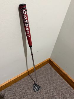 Odyssey White Hot Pro 2.0 Black V-Line Putter Jumbo Grip