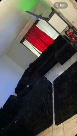 Black couches