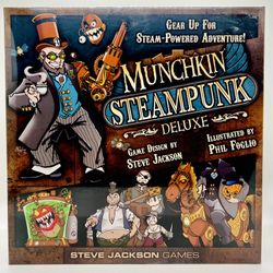 Munchkin Steampunk Deluxe Board Game - Steve Jackson Games Brand & New Sealed