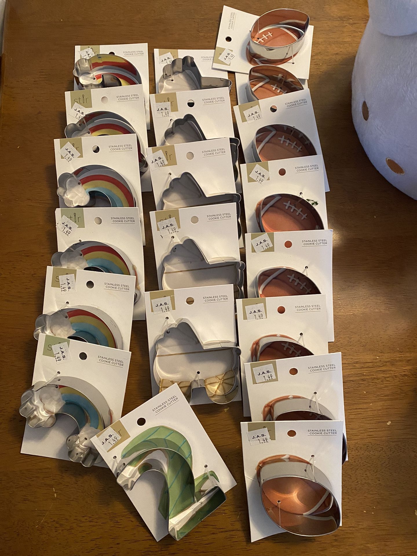 Stainless Steel Cookies Cutters Bundle New