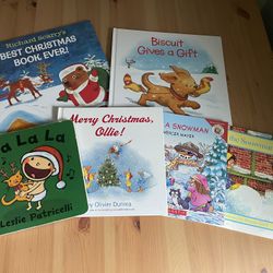 Children’s Board Book Picture Book Christmas Winter Snow Lot 