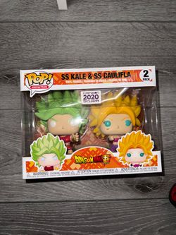 Dragon Ball Super SS Kale & SS Caulifla 2 Pack Funko Pop ! Funimation Exclusive