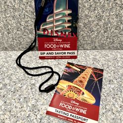 Disney California Adventure Food And Wine Festival Sip Savor Pass Passport 2024