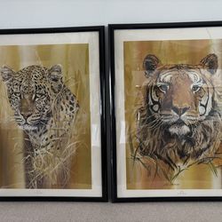 2 - 22" X 28" Phil Prentice Prints on Canvas