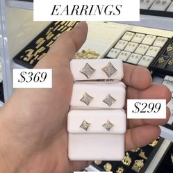 10K DIAMOND EARRINGS