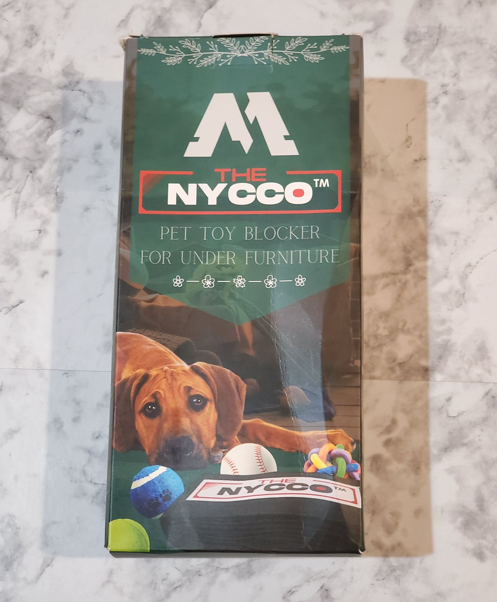 The NYCCO Pet Toy Blocker for Under Furniture Dog Blocker