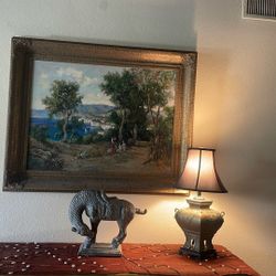 Signed Oil Italian landscape Painting Make An Offer! 