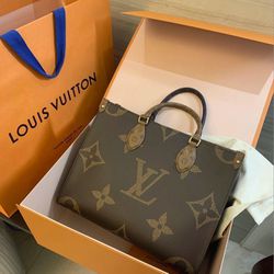 Louis Vuitton Onthego mm Tote Bag Handheld