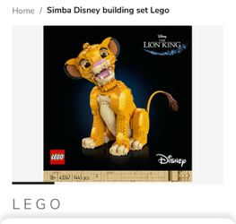Lion king Lego set