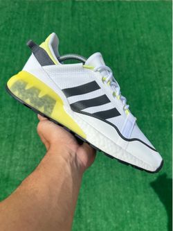 ADIDAS ZX 2K BOOST PURE “WHITE / PULSE YELLOW” (Size 9, Men’s)