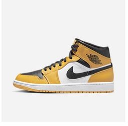 Air Jordan 1 Mid Taxi/ White/Black 8.5 Men