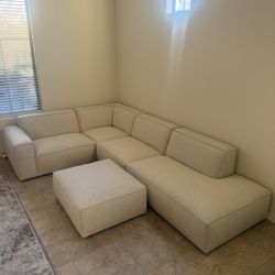 Castlery - Jonathan Extended Sectional W/ Ottoman