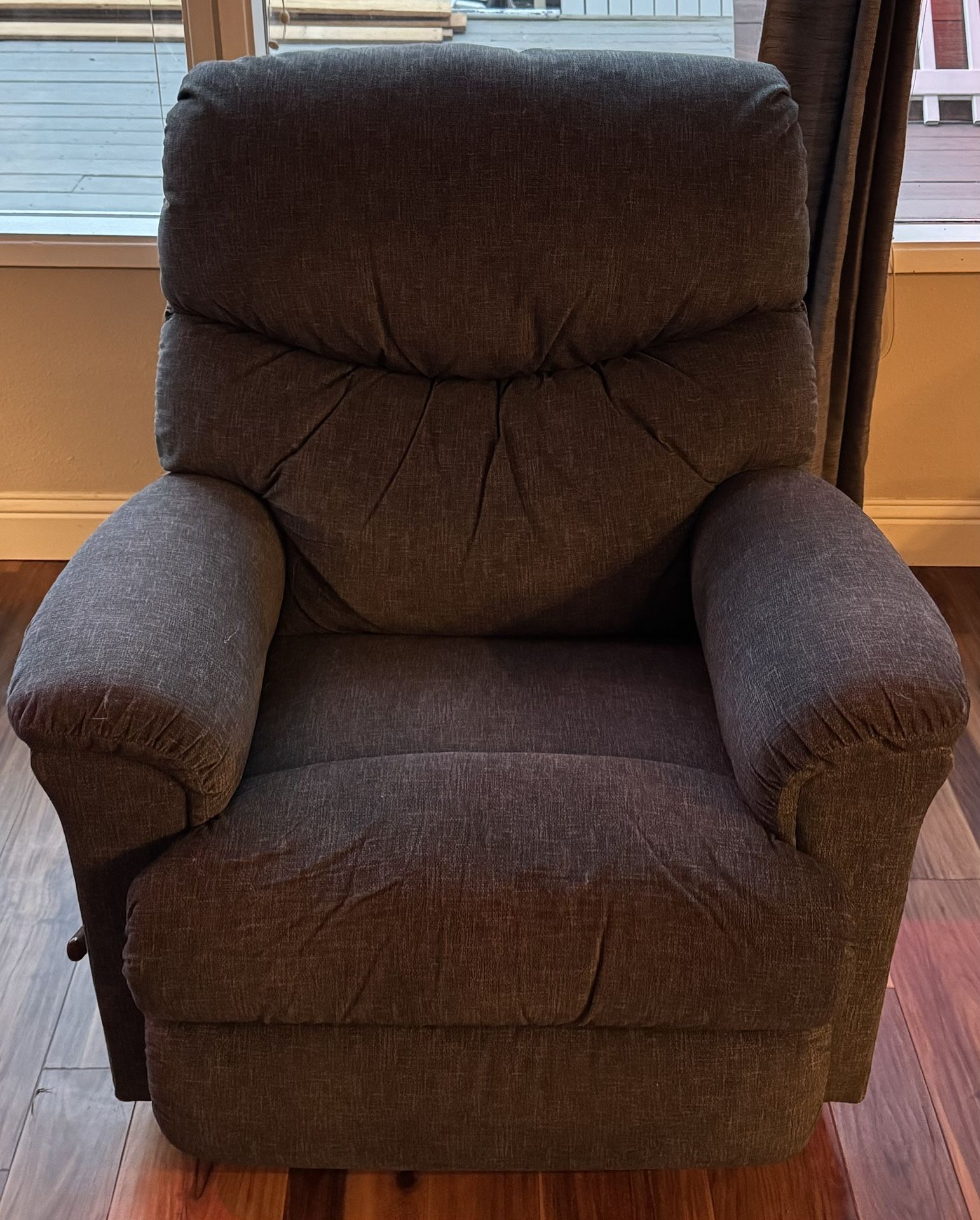 Dark Grey Recliner 
