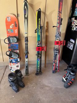Skis and boots