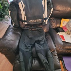 Motorcycle Jacket  and Pants  Set
