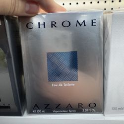 Azzaro Chrome Eau de Toilette - Fresh Aquatic Mens Cologne - Citrus, Woody, Musky Fragrance -Fresh Notes of Bergamot - Everyday Wear - Classic Summer 