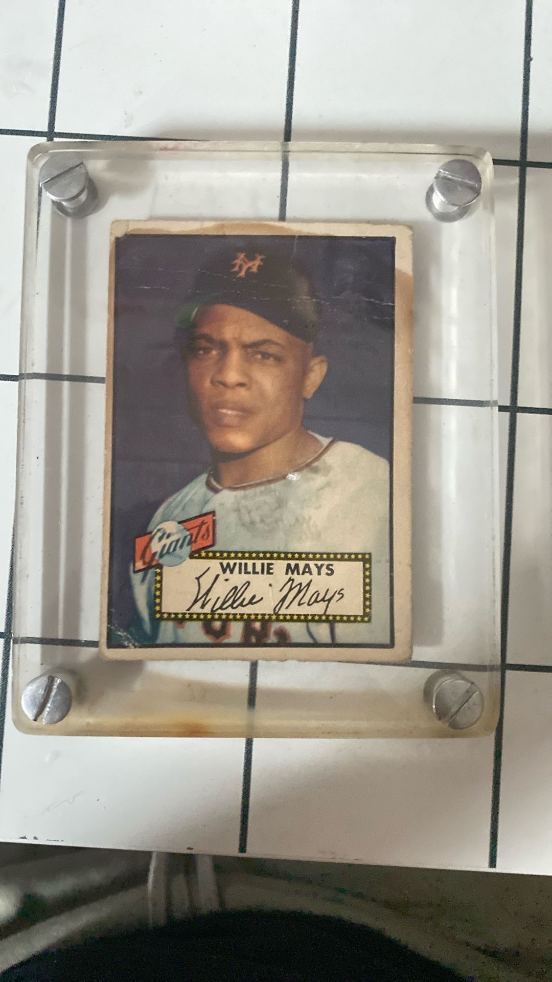 1952 Topps Willie Mays #261 baseball card, New York Giants version. Open To Offers