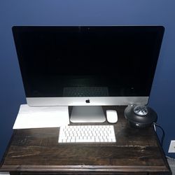 iMac With Mouse And Keyboard