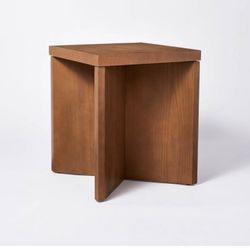 River Heights Square Wooden Coffee Table - Brown-Threshold