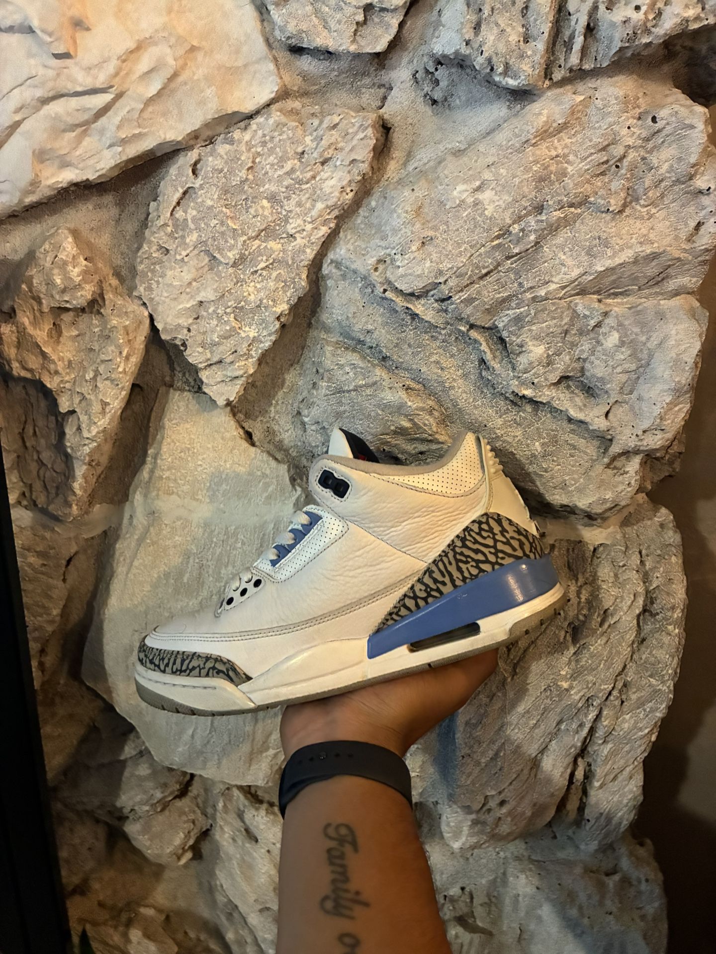 Jordan 3 Unc Sz 8.5