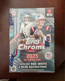 2025 Topps Chrome NFL Football Value Blaster Box