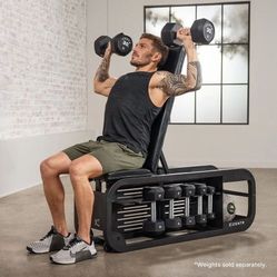 Centr Fusion Adjustable Weight Bench W/Storage