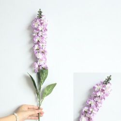 Artificial Delphinium Flower Fake Antirrhinum Snapdragon Silk Flowers For Wedding Decor