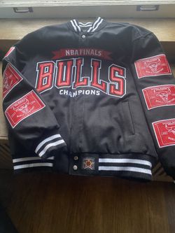 Jeff Hamilton x JH Design x NBA  Chicago Bulls Champions (‘91-‘98) Reversible Jacket Size L