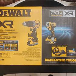 DeWalt 20v XR Brushless 2 Tool Combo Kit
