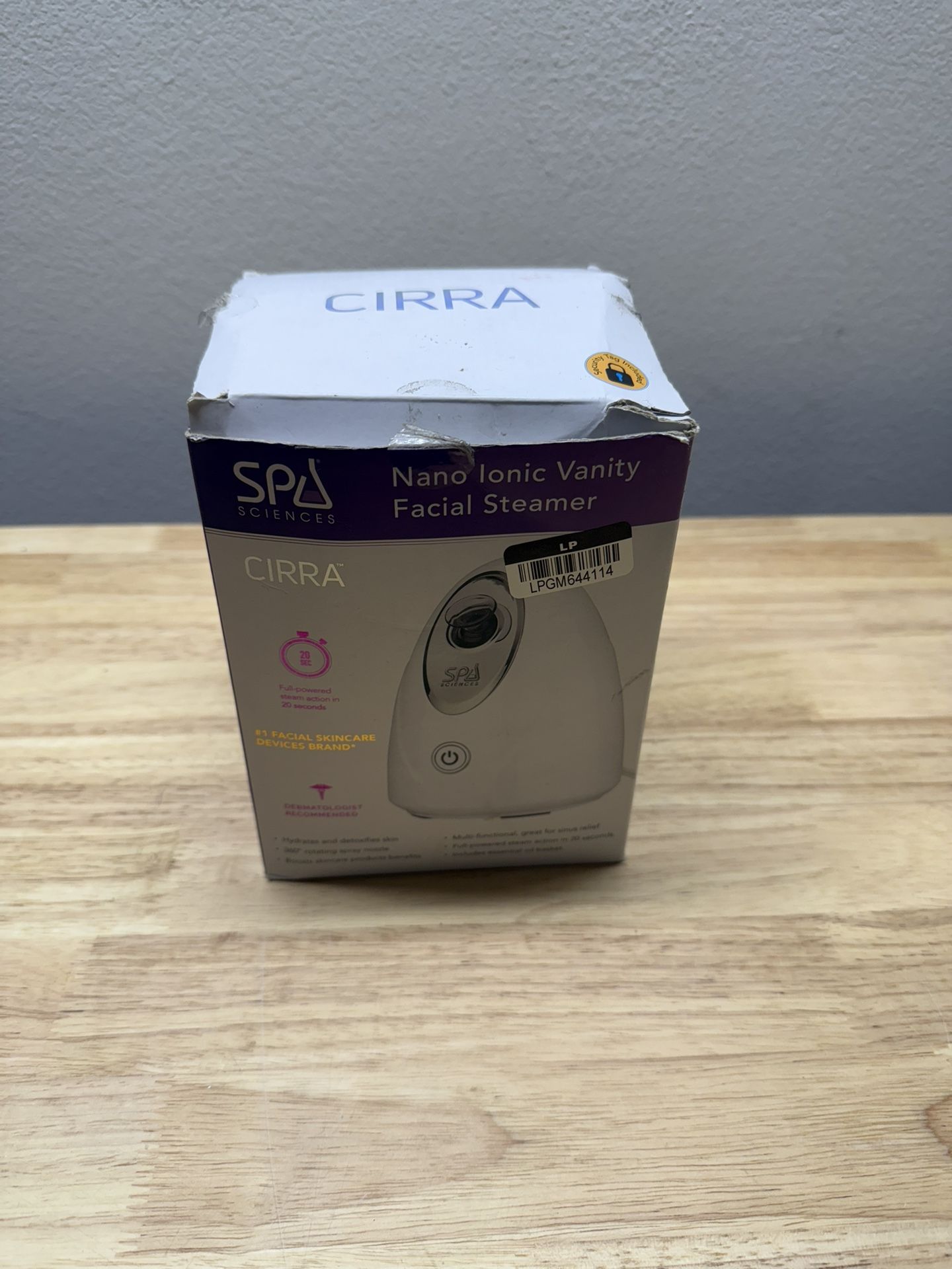 Spa Sciences - CIRRA - Nano Ionic Facial Steamer - Detox Pores - Aromatherapy Function, Detox Pores
