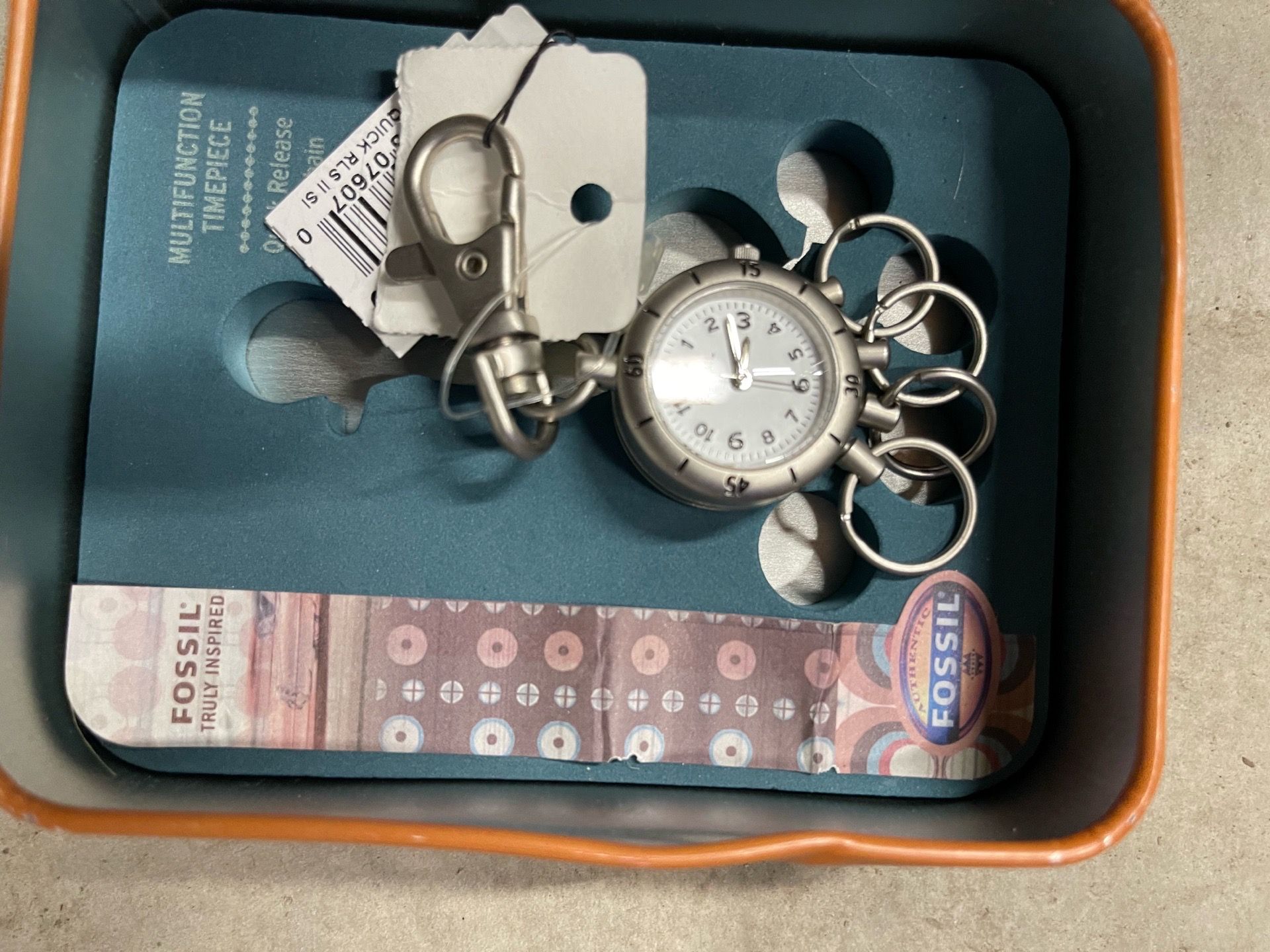 Fossil Watch Keychain