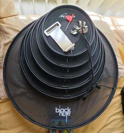Drum heads 6 mesh quiet play snap on Rtom Black Hole