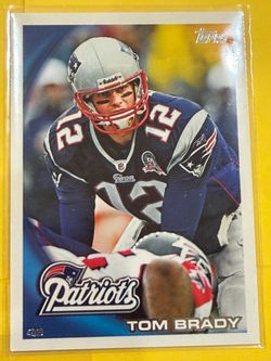 Tom Brady Topps New England Patriots Football Card