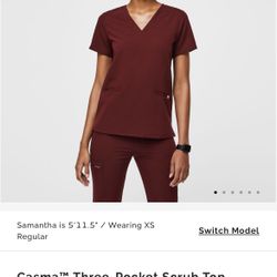 Figs Scrub top